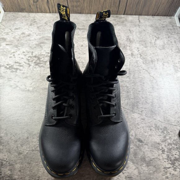 Doc Dr. Martens 1460 Pascal Women's Size 8 Boots Black Soft Leather - Picture 8 of 10